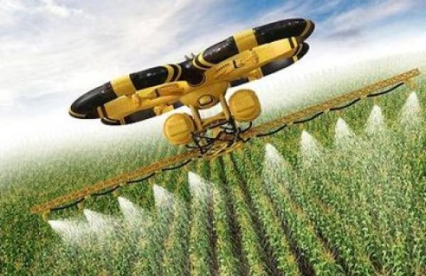 Postřikovací dron,  zdroj CPZ CZU